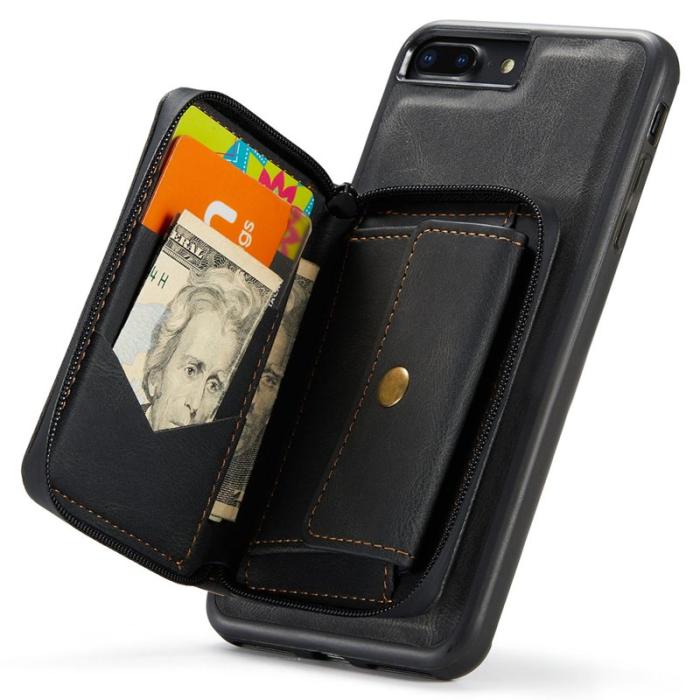 JEEHOOD - JEEHOOD iPhone 7 Plus/8 Plus Skal 2-i-1 Svart