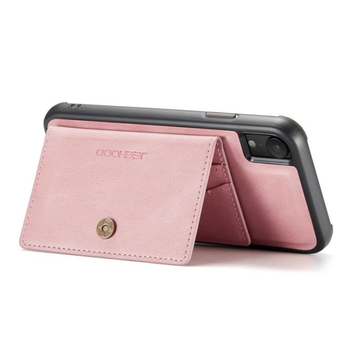 JEEHOOD - JEEHOOD iPhone XR Fodral med Kickstand i Roséguld