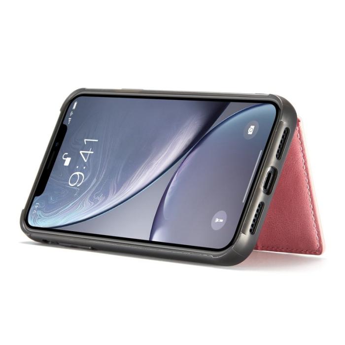 JEEHOOD - JEEHOOD iPhone XR Fodral med Kickstand i Roséguld