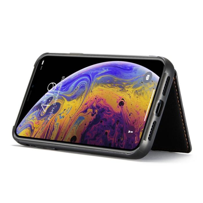 JEEHOOD - JEEHOOD iPhone XS/X Detachable Wallet Skal - Svart