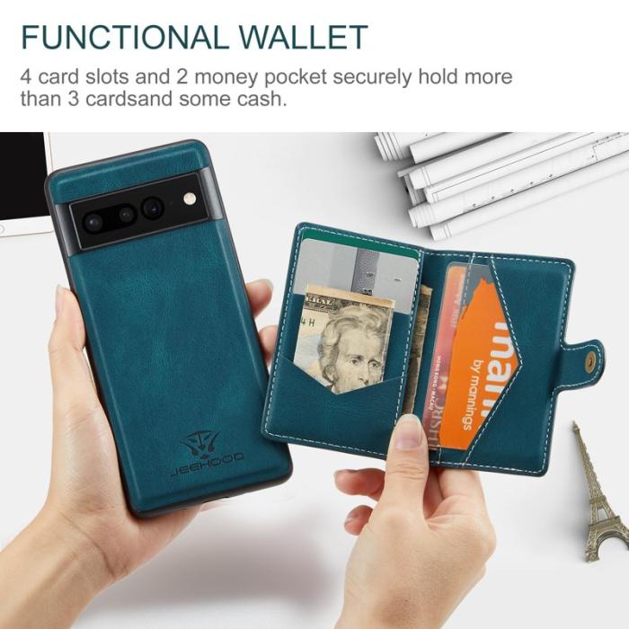 JEEHOOD - JEEHOOD J01 Fodral för Google Pixel 7 Pro 5G - Blå
