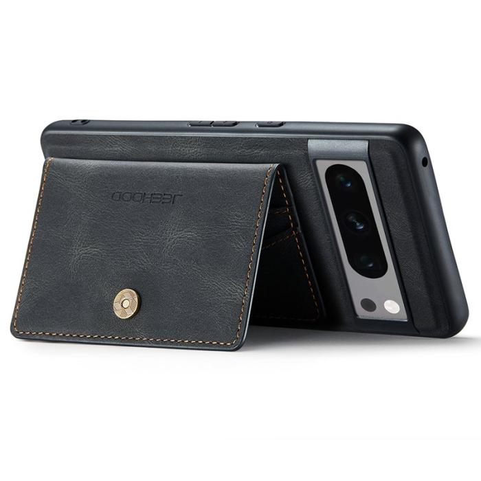 JEEHOOD - JEEHOOD J01 Fodral för Google Pixel 8 Pro PU Läder Svart