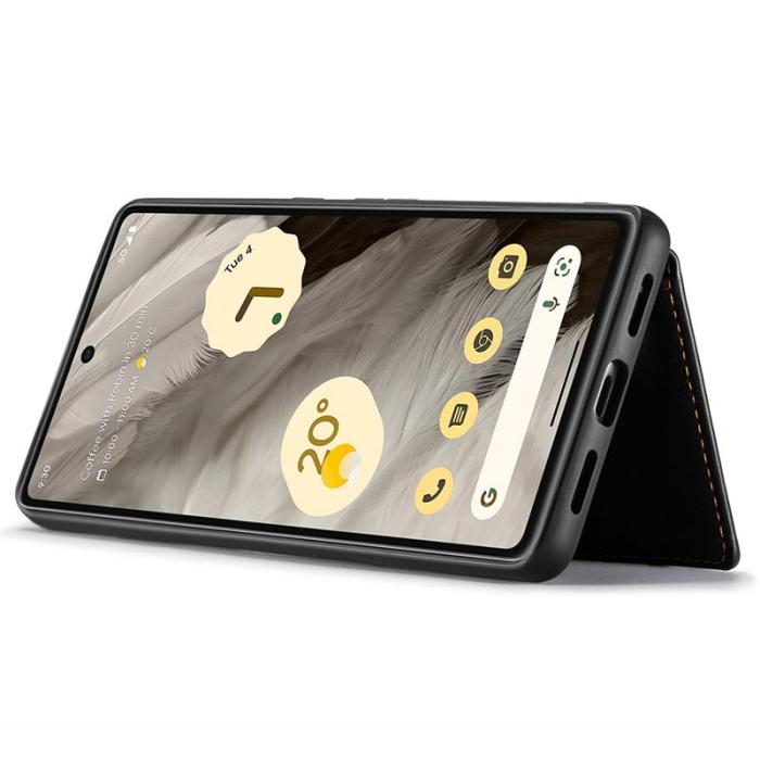 JEEHOOD - JEEHOOD J01 Fodral för Google Pixel 8 Pro PU Läder Svart
