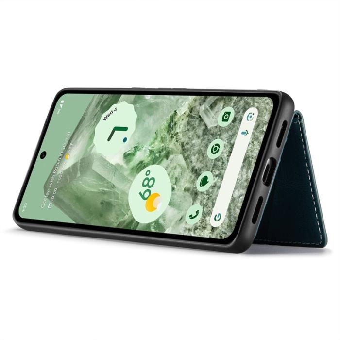 JEEHOOD - JEEHOOD J01 Fodral för Google Pixel 8a Läder TPU Blå