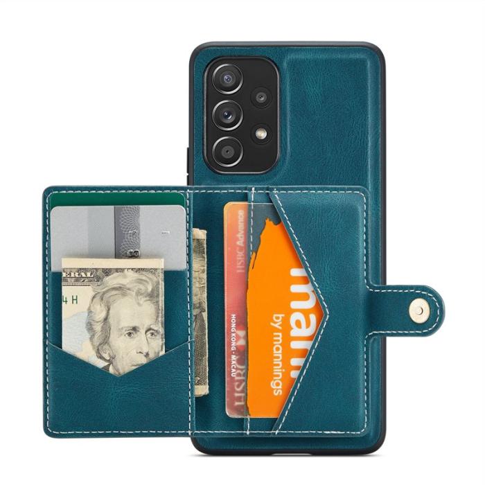 JEEHOOD - JEEHOOD J01 Fodral för Samsung Galaxy A53 5G Läder Blå