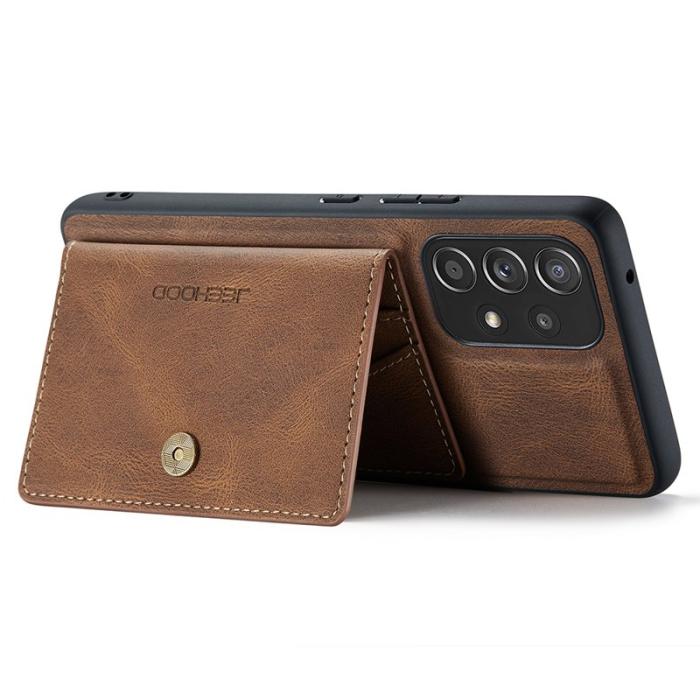 JEEHOOD - JEEHOOD J01 Fodral för Samsung Galaxy A53 5G Läder Brun