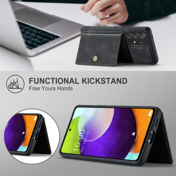 JEEHOOD - JEEHOOD J01 Fodral för Samsung Galaxy A53 5G Läder Svart