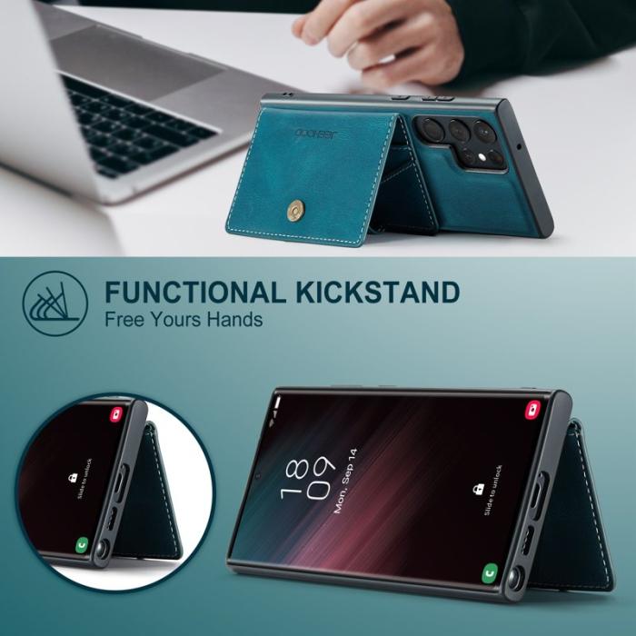 JEEHOOD - JEEHOOD J01 Fodral för Samsung Galaxy S23 Ultra - Blå