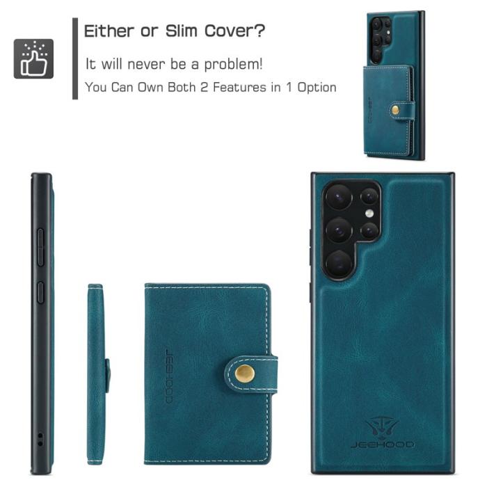 JEEHOOD - JEEHOOD J01 Fodral för Samsung Galaxy S23 Ultra - Blå