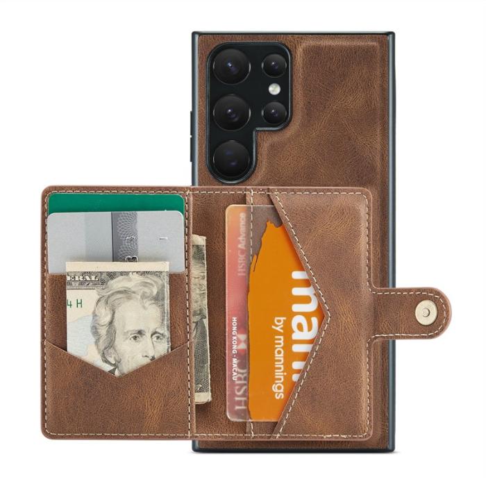 JEEHOOD - JEEHOOD J01 Fodral för Samsung Galaxy S23 Ultra - Brun