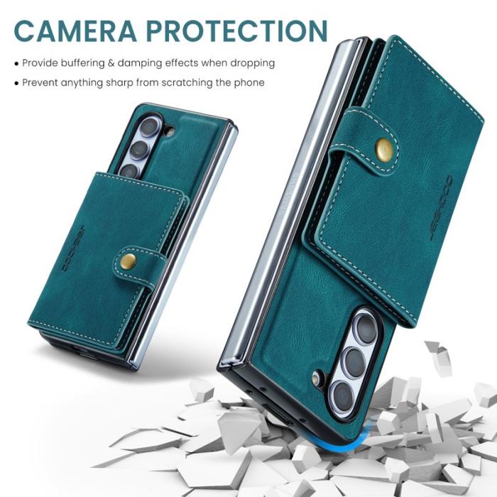 JEEHOOD - JEEHOOD J01 Fodral för Samsung Galaxy Z Fold5 5G - Blå