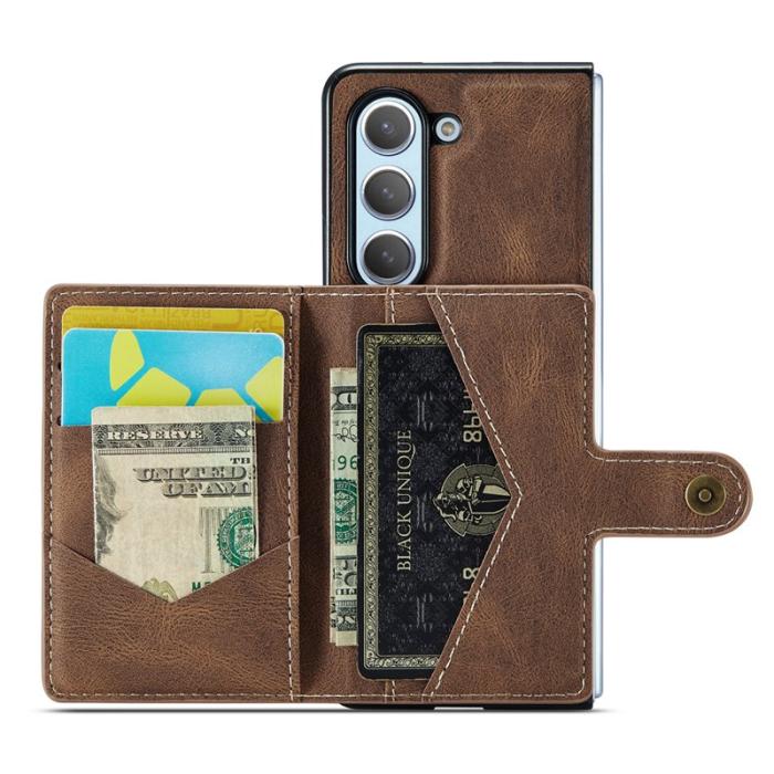 JEEHOOD - JEEHOOD J01 Fodral för Samsung Galaxy Z Fold5 5G - Brun