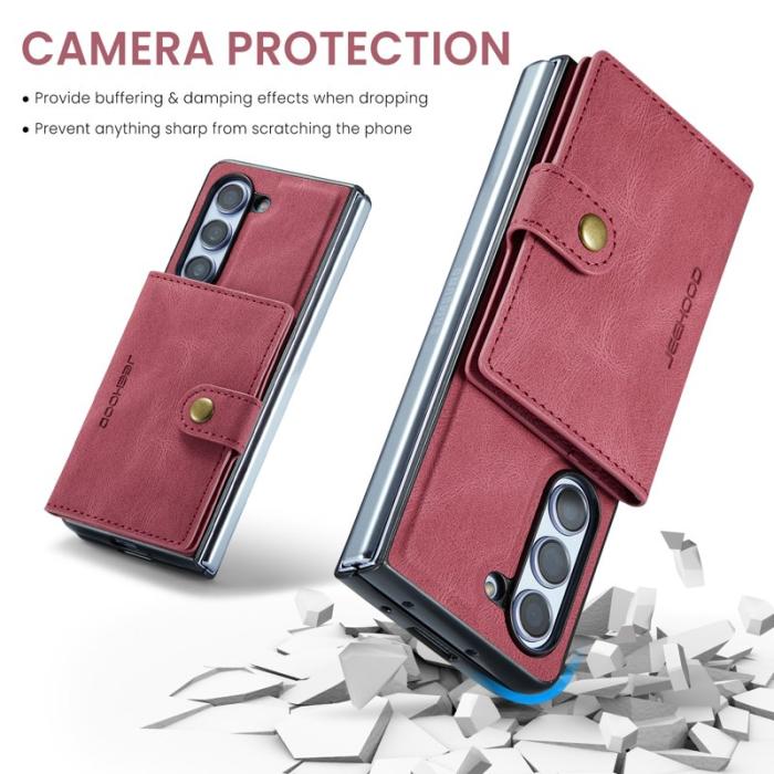 JEEHOOD - JEEHOOD J01 Fodral för Samsung Galaxy Z Fold5 5G Röd