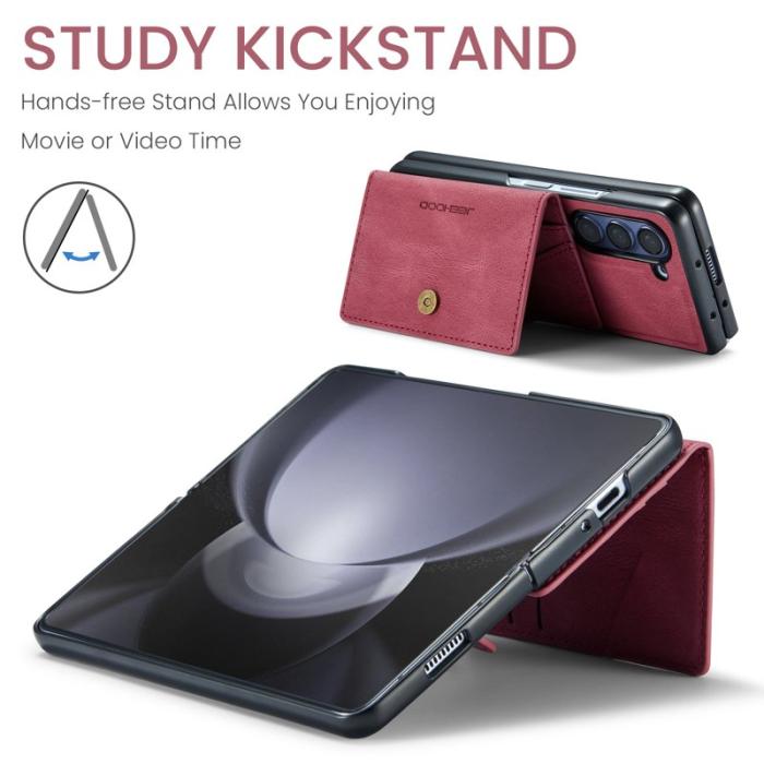 JEEHOOD - JEEHOOD J01 Fodral för Samsung Galaxy Z Fold5 5G Röd