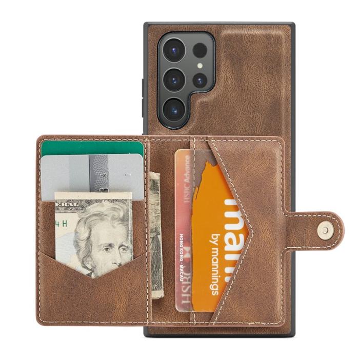 JEEHOOD - JEEHOOD J01 Fodral till Samsung Galaxy S24 Ultra - Brun