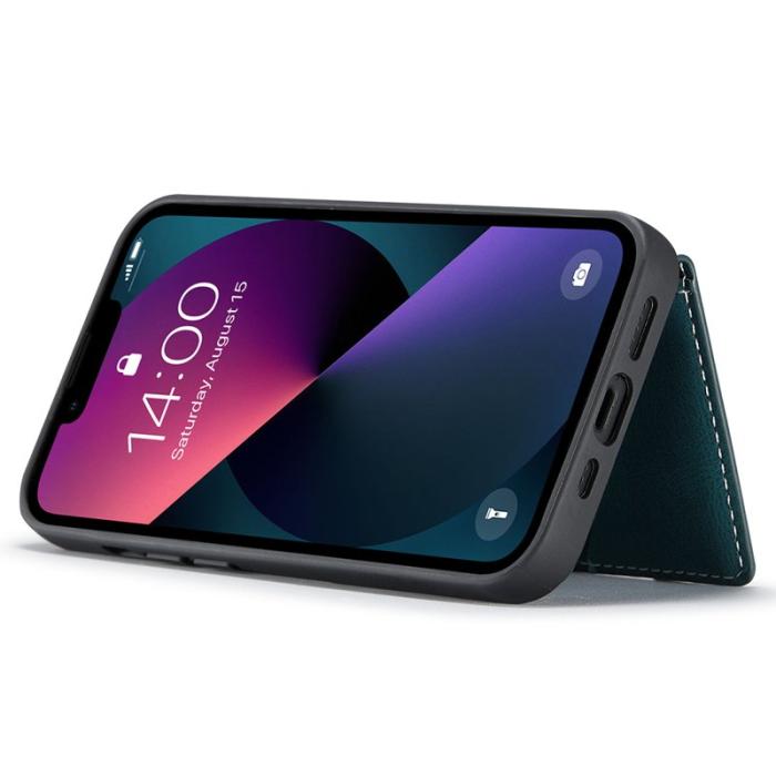 JEEHOOD - JEEHOOD J01 iPhone 13 Skal Med Avtagbart Kortfack - Blå