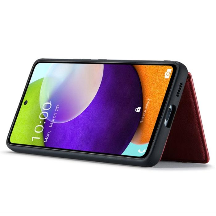 JEEHOOD - JEEHOOD J01 Samsung Galaxy A53 5G Skal Läder Röd