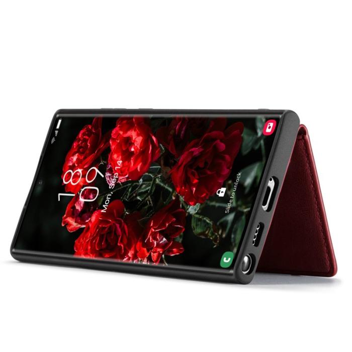 JEEHOOD - JEEHOOD J01 Samsung Galaxy S24 Ultra Skal Kickstand Röd