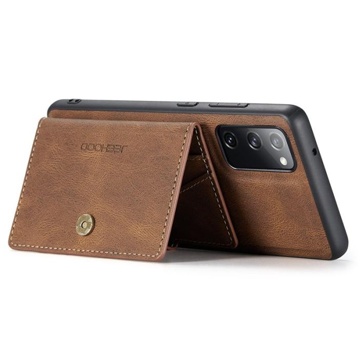 JEEHOOD - JEEHOOD J01 Skal för Samsung Galaxy S20 FE 2022 - Brun