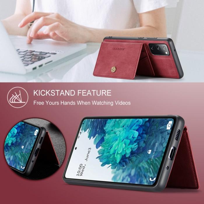 JEEHOOD - JEEHOOD J01 Skal för Samsung Galaxy S20 FE 2022 - Röd