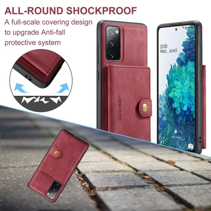 JEEHOOD - JEEHOOD J01 Skal för Samsung Galaxy S20 FE 2022 - Röd