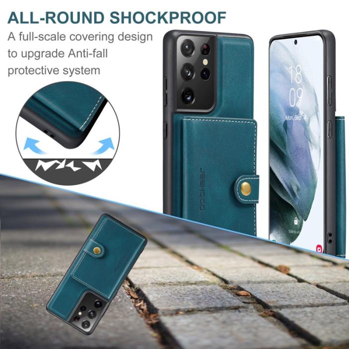 JEEHOOD - JEEHOOD J01 Skal för Samsung Galaxy S21 Ultra 5G - Blå