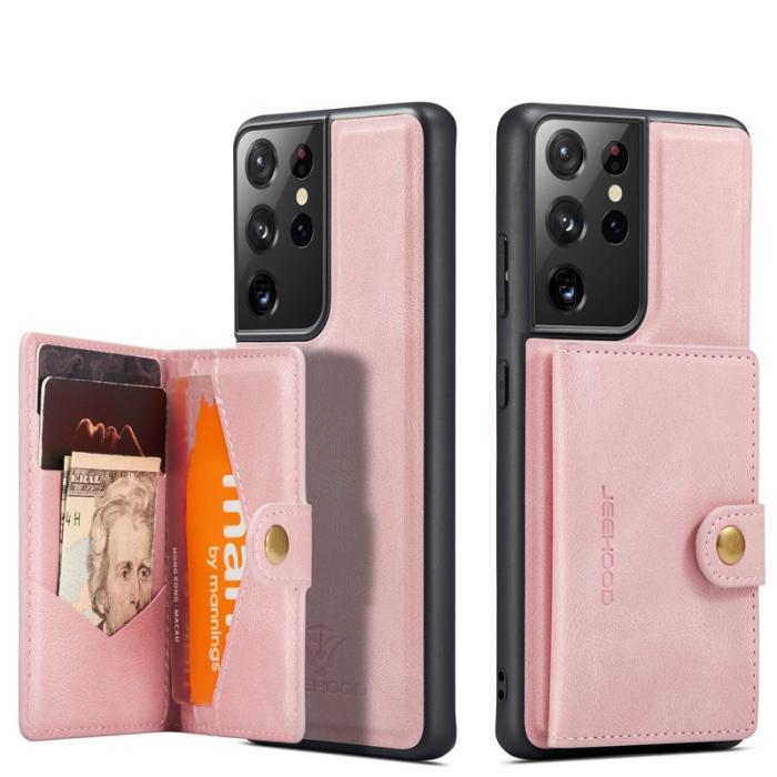 JEEHOOD - JEEHOOD J01 Skal för Samsung Galaxy S21 Ultra 5G - Rosa