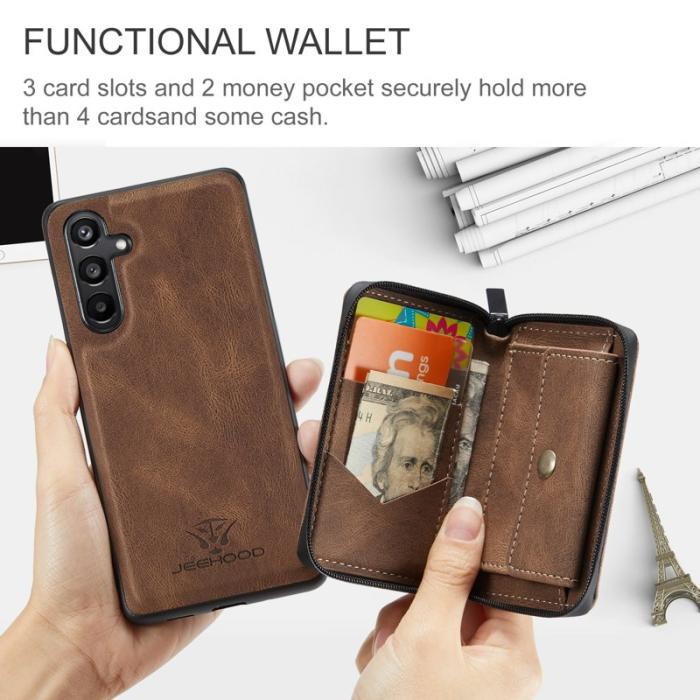 JEEHOOD - JEEHOOD J02 Fodral för Samsung Galaxy A16 5G - Brun
