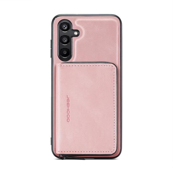 JEEHOOD - JEEHOOD J02 Fodral för Samsung Galaxy A16 5G - Läder - Rosa