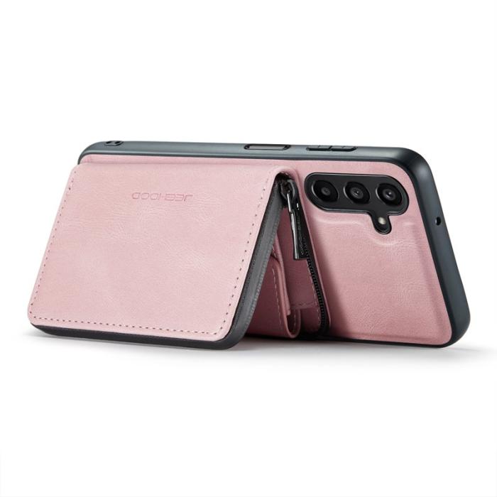 JEEHOOD - JEEHOOD J02 Fodral för Samsung Galaxy A16 5G - Läder - Rosa