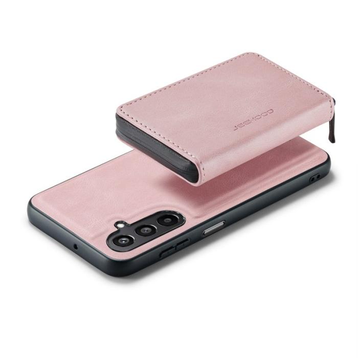 JEEHOOD - JEEHOOD J02 Fodral för Samsung Galaxy A16 5G - Läder - Rosa