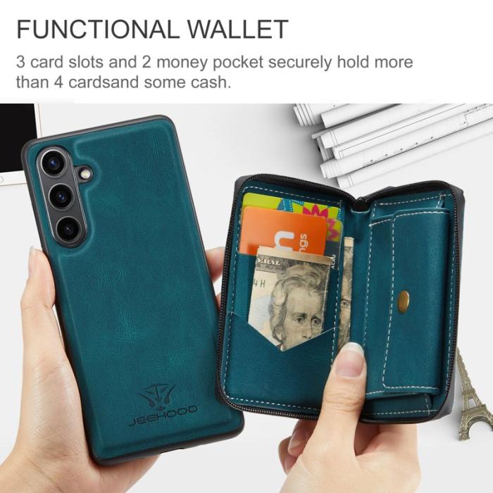 JEEHOOD - JEEHOOD J02 Fodral för Samsung Galaxy S24 FE - Blå