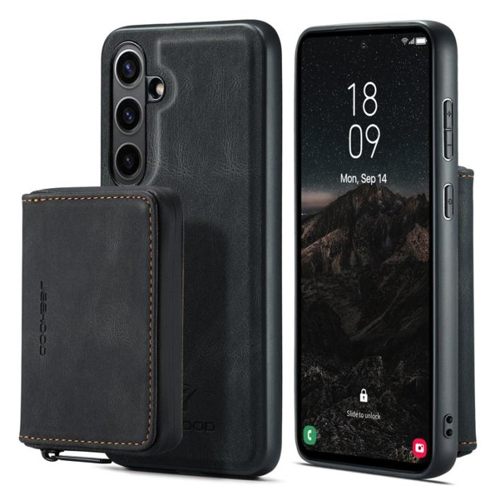 JEEHOOD - JEEHOOD J02 Skal för Samsung Galaxy S24 FE - Svart 2-i-1