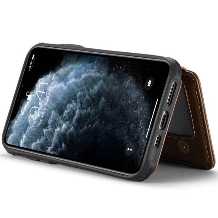 JEEHOOD - JEEHOOD J05 Fodral för iPhone 11 Pro i läder - Brun