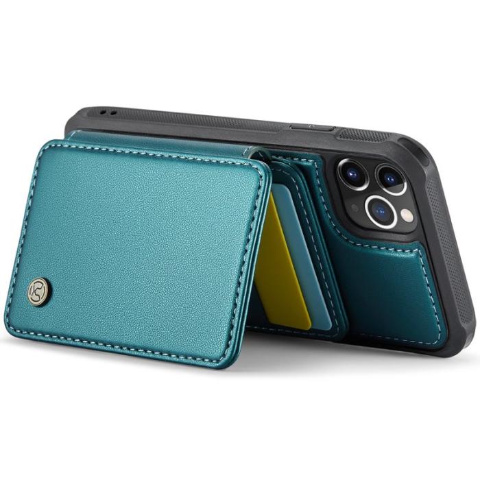 JEEHOOD - JEEHOOD J05 Fodral för iPhone 11 Pro Läder Cyan