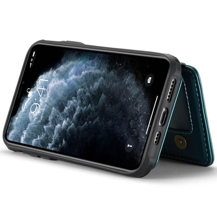 JEEHOOD - JEEHOOD J05 Fodral för iPhone 11 Pro Läder Cyan