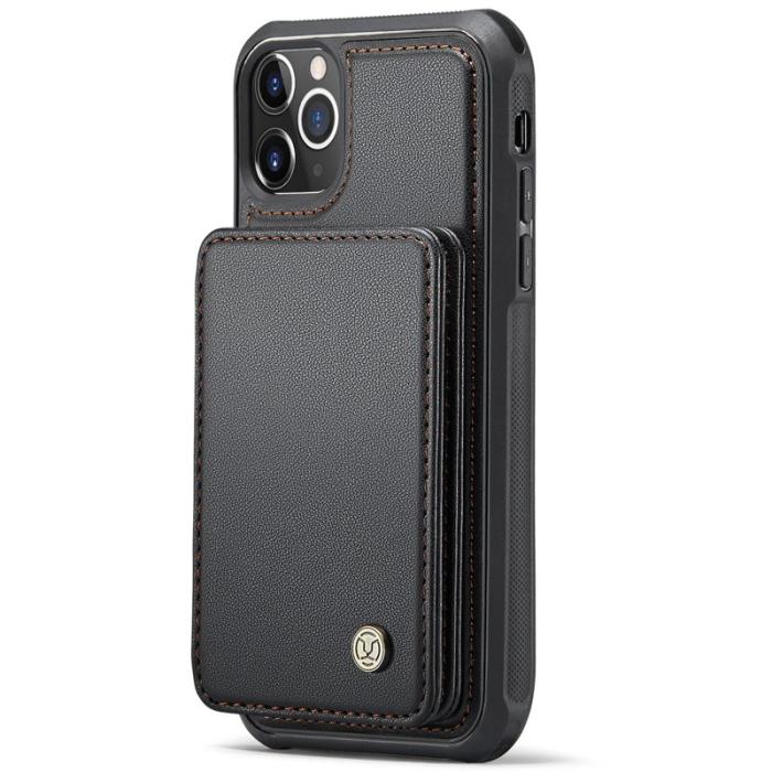 JEEHOOD - JEEHOOD J05 Fodral för iPhone 11 Pro Läder Svart