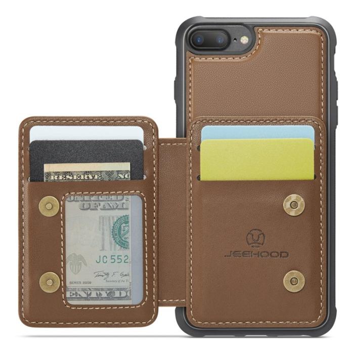 JEEHOOD - JEEHOOD J05 Fodral för iPhone 6/7/8 Plus 5.5 tum - Brun