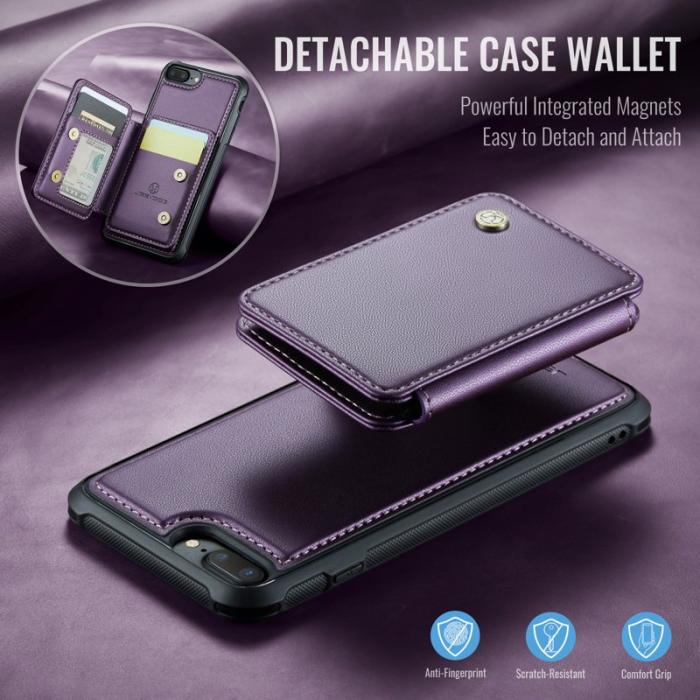 JEEHOOD - JEEHOOD J05 Fodral för iPhone 6 Plus / 7 Plus / 8 Plus Lila