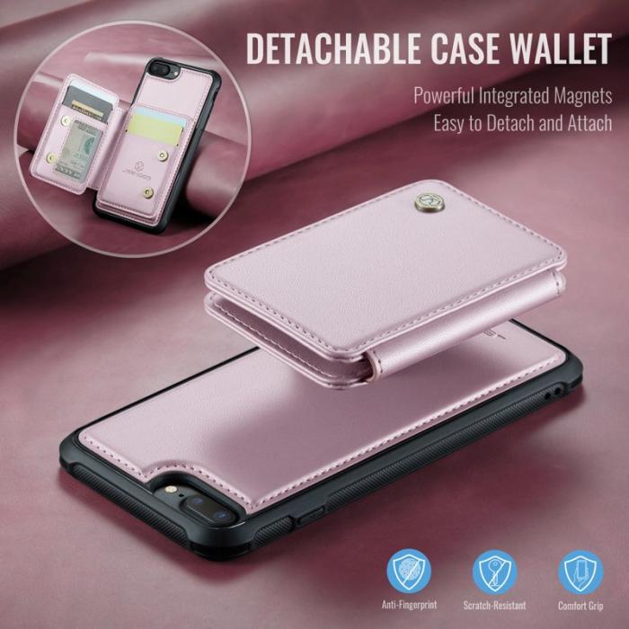 JEEHOOD - JEEHOOD J05 Fodral för iPhone 6 Plus/7 Plus/8 Plus - Rosa