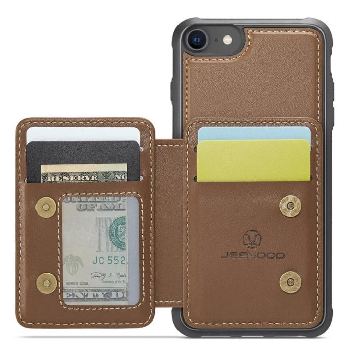 JEEHOOD - JEEHOOD J05 Fodral för iPhone SE (2022) / 8 / 7 / 6s - Brun