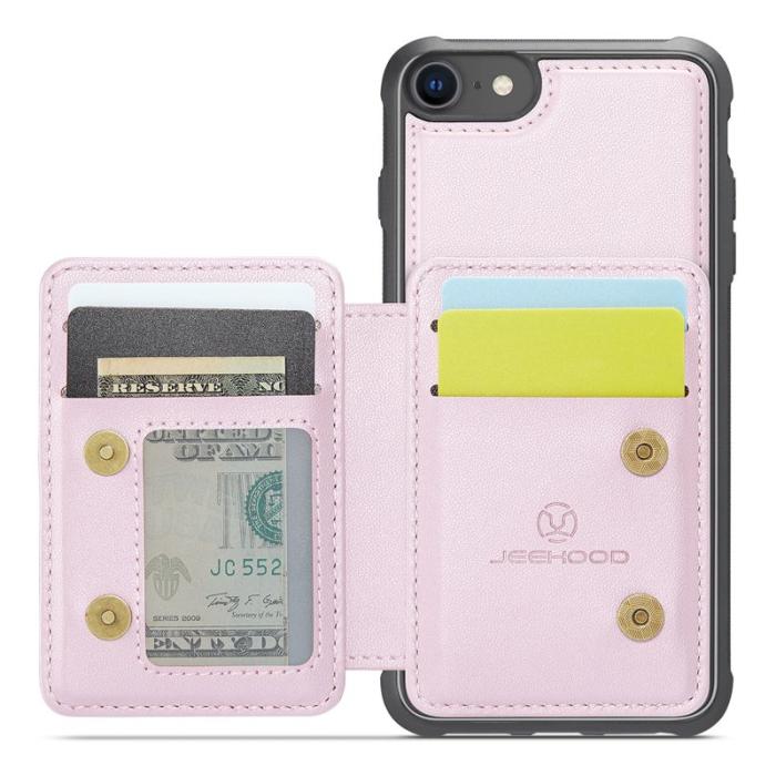 JEEHOOD - JEEHOOD J05 Fodral för iPhone SE (2022) / 8 / 7 / 6s - Rosa