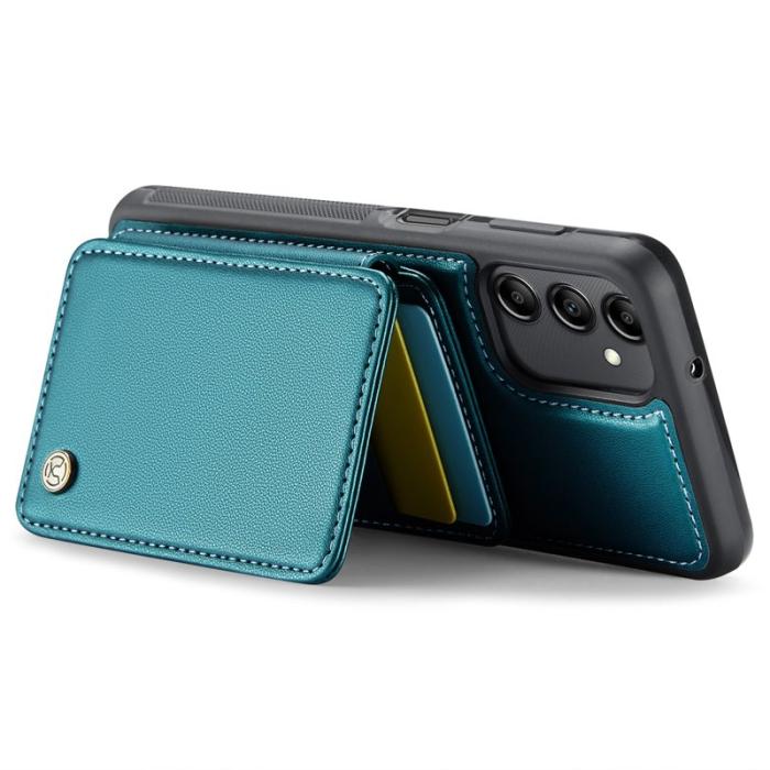 JEEHOOD - JEEHOOD J05 Fodral för Samsung Galaxy A14 4G/5G Läder Cyan