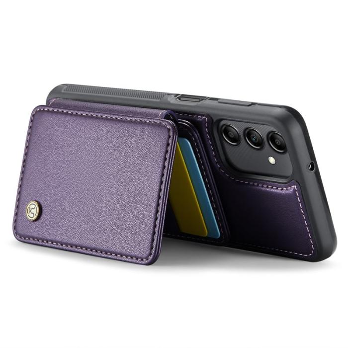 JEEHOOD - JEEHOOD J05 Fodral för Samsung Galaxy A14 4G/5G Läder Lila