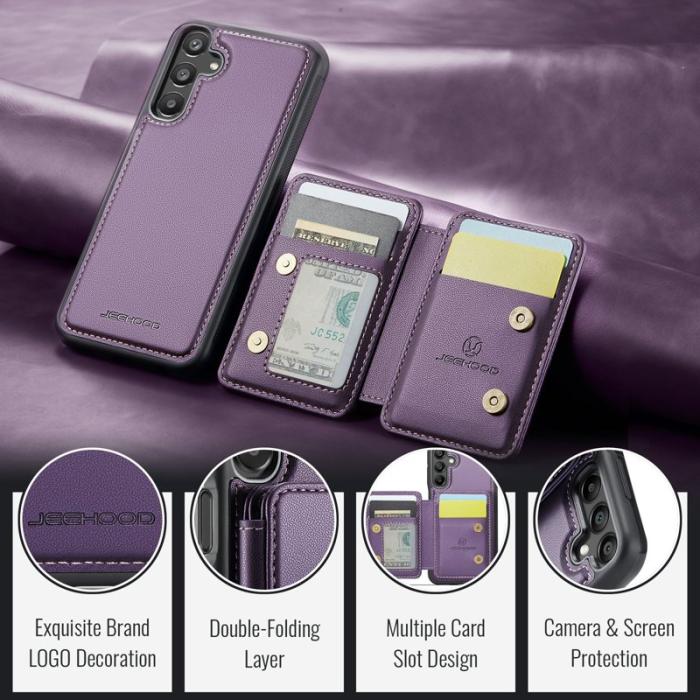 JEEHOOD - JEEHOOD J05 Fodral för Samsung Galaxy A16 5G Läder Lila