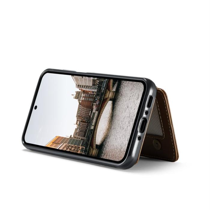 JEEHOOD - JEEHOOD J05 Fodral för Samsung Galaxy A26 5G i brunt läder