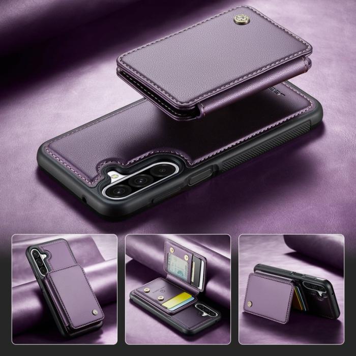 JEEHOOD - JEEHOOD J05 Fodral för Samsung Galaxy A26 5G Läder Lila