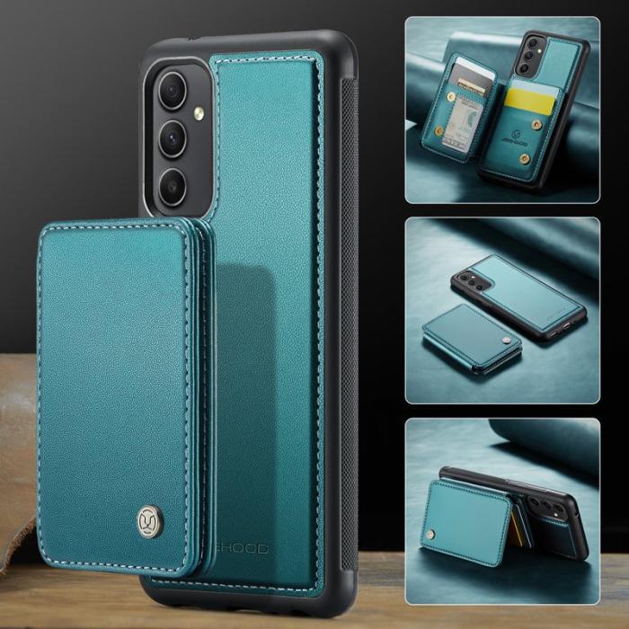 JEEHOOD - JEEHOOD J05 Fodral för Samsung Galaxy A34 5G Läder Cyan