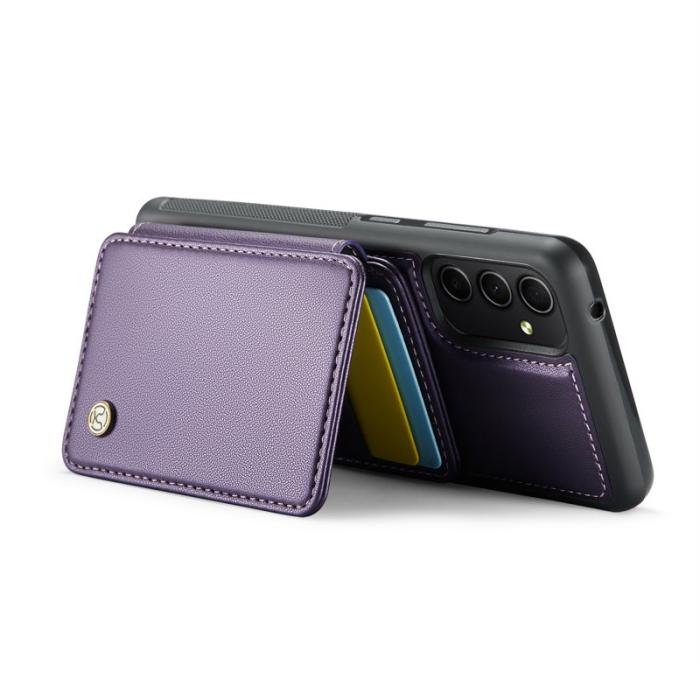 JEEHOOD - JEEHOOD J05 Fodral för Samsung Galaxy A34 5G Läder Lila