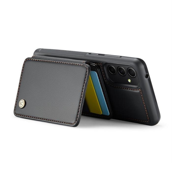 JEEHOOD - JEEHOOD J05 Fodral för Samsung Galaxy A34 5G Läder Svart